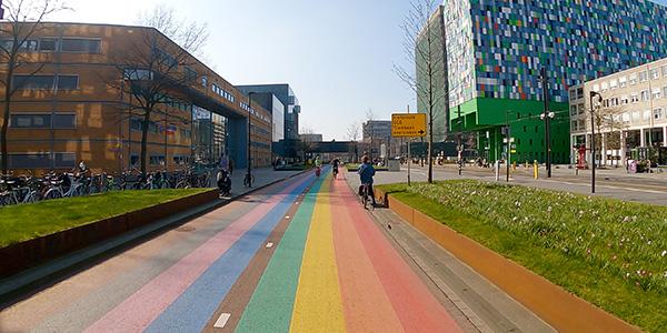Utrecht Science Park - Regenboogfietspad